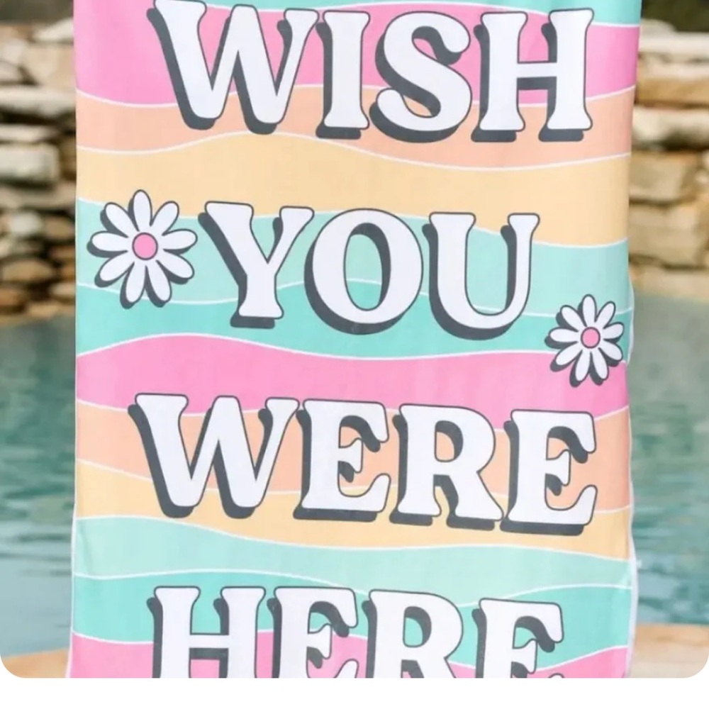 Colorful Striped Bath Towel